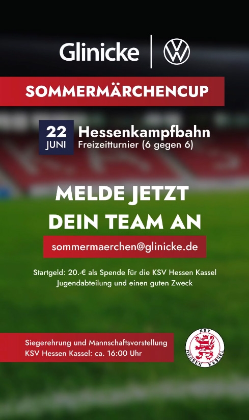 Sommermärchencup 2024 in Kooperation mit Glinicke auf der Hessenkampfbahn